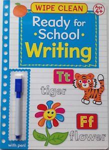 Wipe Clean Ready For School : Writing 2