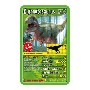 Top Trump Cards Dinosaurs