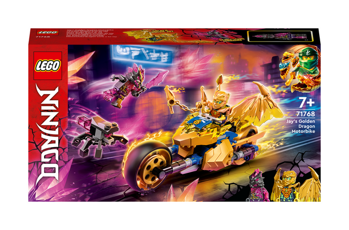 71768 Jay's Golden Dragon Motorbike Ninjago