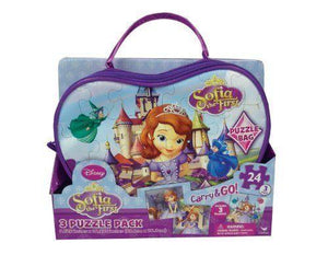 Puzzle 24pc x 3 Sofia The First In Bag