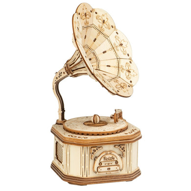Puzzle 3D Gramophone (Wooden)